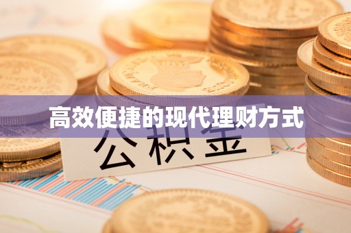 回民高效便捷的现代理财方式