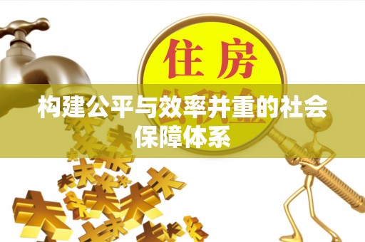 回民构建公平与效率并重的社会保障体系
